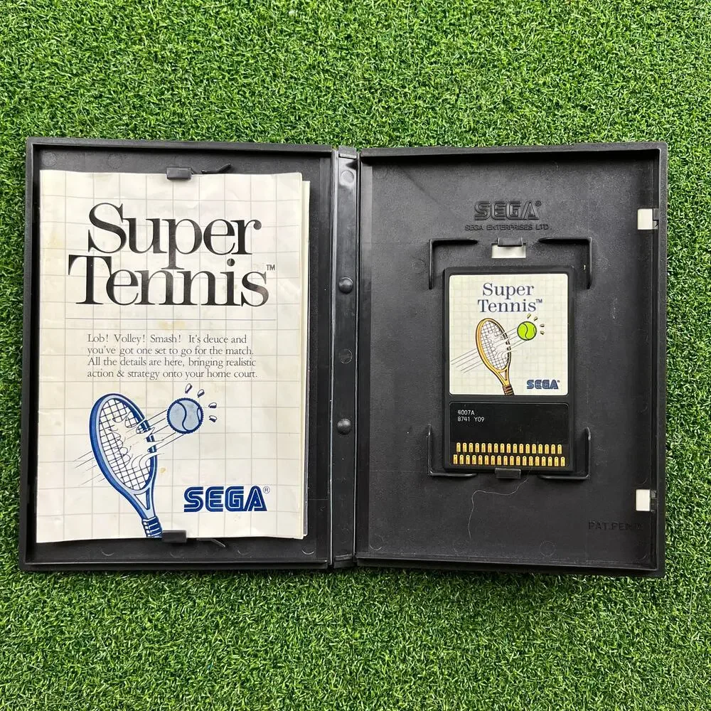 Super Tennis (Sega Master System, 1986) Complete Tested